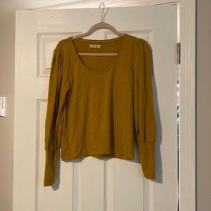 Madewell mustard color sweater